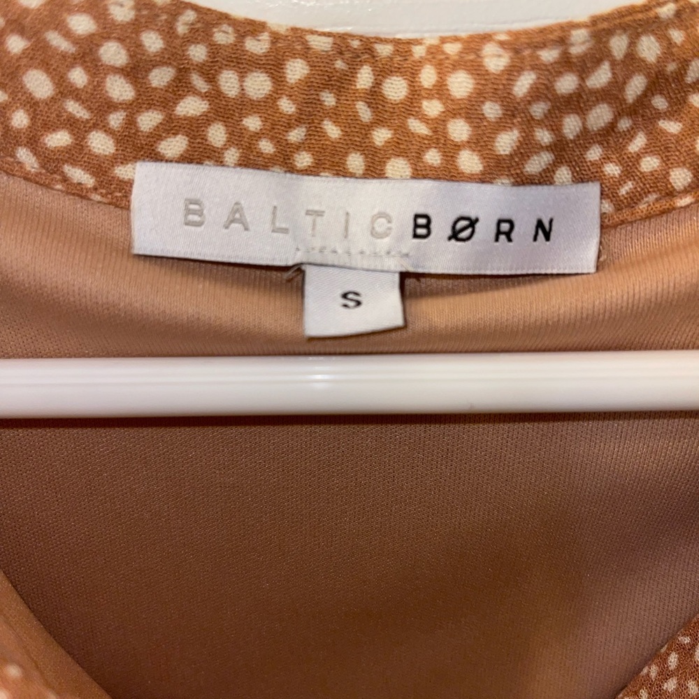 Baltic Born Beige Polka Dot Dress